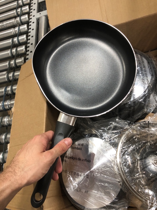 Photo 2 of Amazon Basics Pots and Pans Set