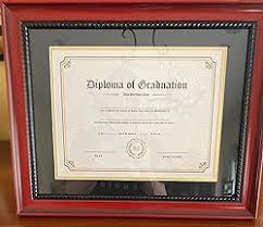 Photo 1 of 11x14 Diploma Degree Frame with Mat or Display 15x18 Certificates without Mat,Solid Wood,Cherry Finish with Intricate Black Rope Detail,UV Protection Acrylic
