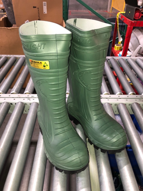 Photo 2 of (READ FULL POST) Cofra 00040-CU8.W10 Thermic Metguard EH PR Safety Boots, 10, Dark Green
