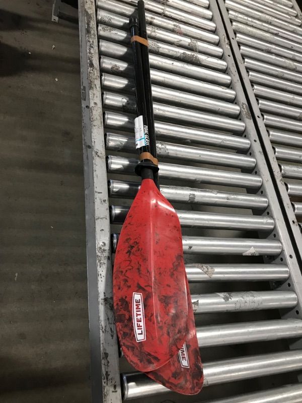 Photo 1 of Lifetime Tidal Glass Adjustable Kayak Paddle Cherry Swirl