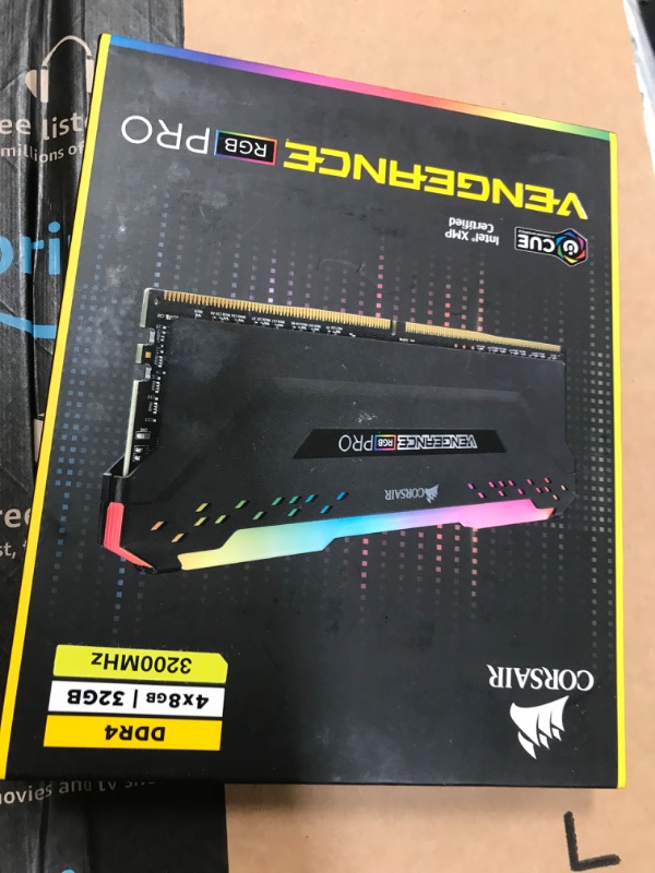 Photo 2 of CORSAIR Vengeance RGB Pro 32GB (4 x 8GB) 288-Pin DDR4 DRAM DDR4 3200 (PC4 25600) Desktop Memory Model