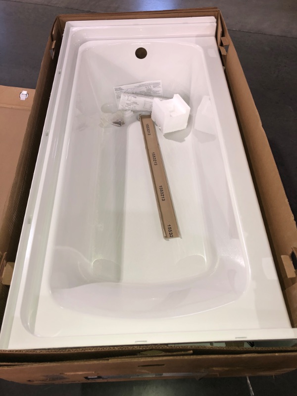 Photo 2 of (READ FULL POST) Kohler Entity 60" x 30" Three Wall Alcove Acrylic Soaking Tub with Right Drain
