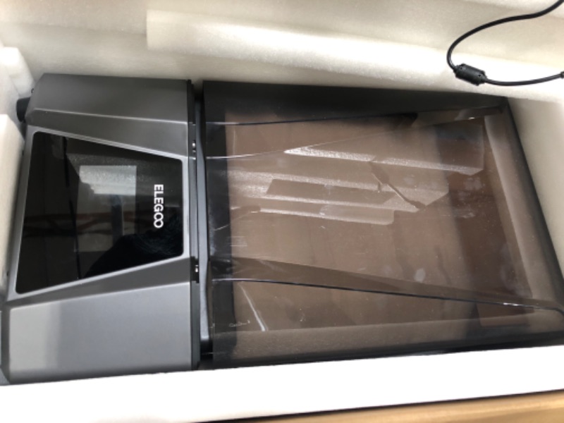 Photo 2 of ELEGOO Saturn 3 UItra MSLA 3D Printer, Desktop Resin 3D Printer with 10-Inch 12K Monochrome LCD, Wi-Fi Transfer, ACF Release Liner Film, 8.62x4.84x10.24 Inch Large Printing Size Saturn 3 Ultra