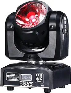 Photo 1 of 60W RGBW Beam Moving Head Light Super Bright LED Spot Light by DMX 512 Sound Activated Control for Live Show Disco Events Party Stages Lighting 1 Pack 60W Beam Spot