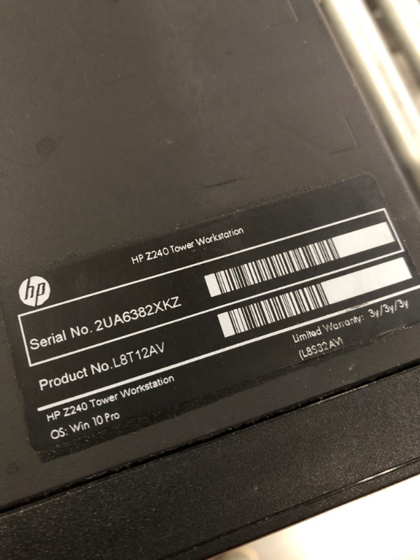 Photo 9 of (SEE NOTES/ IMPORTANT) HP Z240 Tower Workstation Gaming Computer Desktop, Intel i7-6700 up to 4.0GHz, 16GB DDR4 RAM, 1TB SSD Drive, USB 3.0, NVIDIA GeForce GT 1030 2GB, HDMI, Display Port, WiFi + BT 4.0 Windows 10 (Renewed)