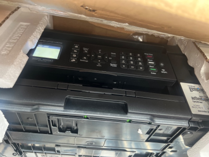 Photo 2 of Brother MFC-J1010DW Wireless Color Inkjet All-in-One Printer with Mobile Device and Duplex Printing, Refresh Subscription and Amazon Dash Replenishment Ready (Renewed Premium) Renewed: MFCJ1010DW