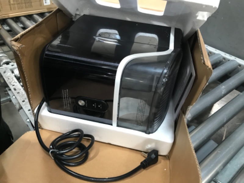 Photo 1 of Nugget Countertop Ice Maker with Soft Chewable Pellet Ice, Pebble Portable Ice Machine, 36Lbs/24H, Self-Cleaning, Sonic Ice Maker, One Button Operation, for Kitchen,Office Stainless Steel Black 34Lbs/24H Stainless Steel Black 1