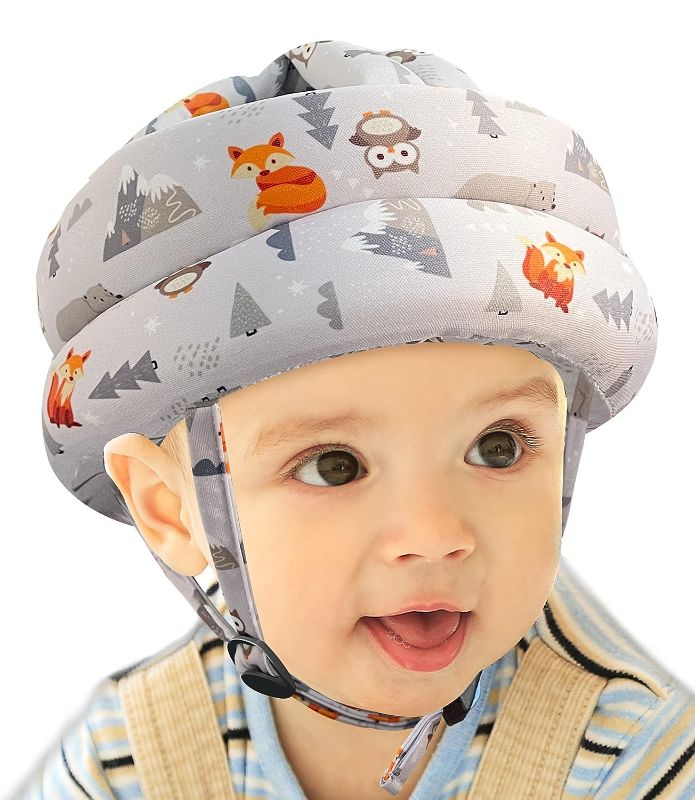 Photo 1 of Baby Head Protector - Baby Helmet for Crawling Walking Running - No Bumps and Soft Cushion - Adjustable Protective Cap Infant Baby Safety Headguard - Toddler Helmets 6-12 Months 1-2 Years Old