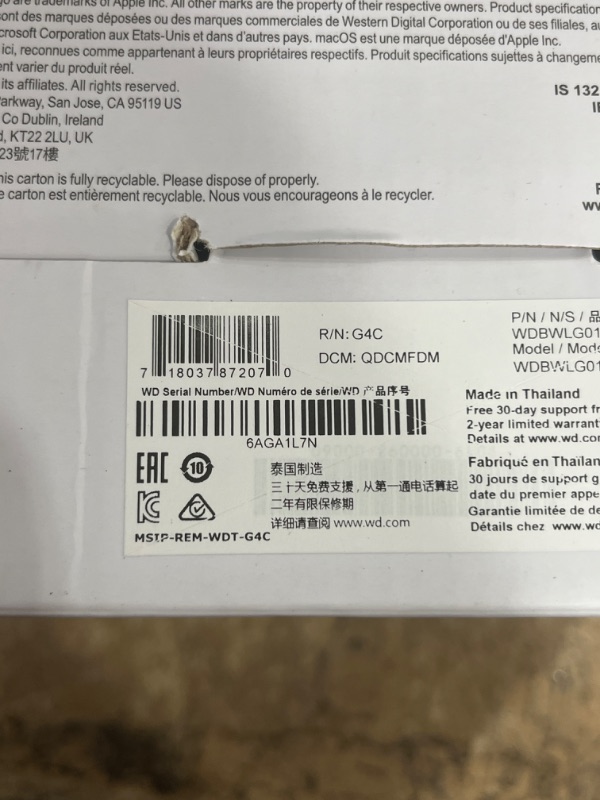 Photo 1 of WD 12TB Elements Desktop USB 3.0 External Hard Drive