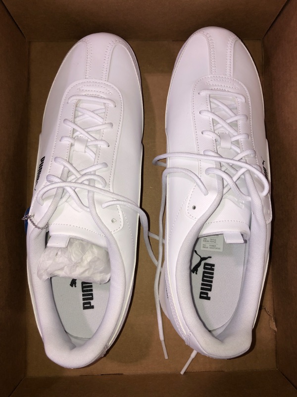 Photo 3 of (NON-REFUNDABLE) Men’s white Puma shoes, 14 