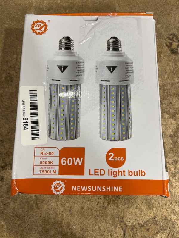 Photo 1 of 2 pack LED light bulbs