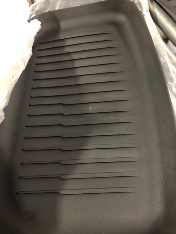 Photo 5 of (missing a piece)(see all images) BASENOR Tesla Model Y All-Weather Waterproof Rear Trunk Mat TPE Anti-Slip