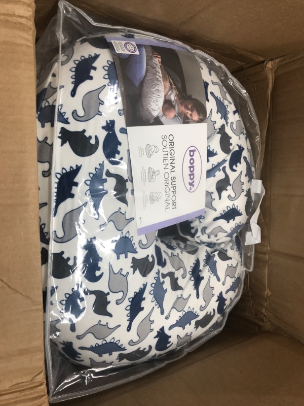 Photo 1 of Boppy Original Nursing Support, FKA Boppy Nursing Pillow, Neutral Jungle, Ergonomic Breastfeeding, Bottle Feeding, and Bonding, with Hypoallergenic Fiber Fill, with Removable Cover, Machine Washable Neutral Jungle Colors