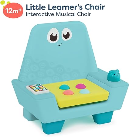 Photo 1 of B. toys- B. play- Interactive Musical Chair- Little Learners- Developmental Toy for Kids- Toddler Chair with Light-Up Tablet & Activities – Music, Sounds, Lights, Buttons, Storage- 12 Months +
