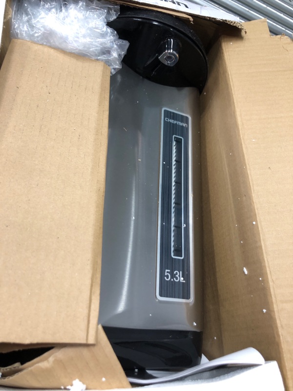 Photo 1 of **read notes** 22.4-Cup Stainless Steel Corded Electric Hot Water Pot Urn with Auto and Manual Dispense Buttons with Safety Lock
