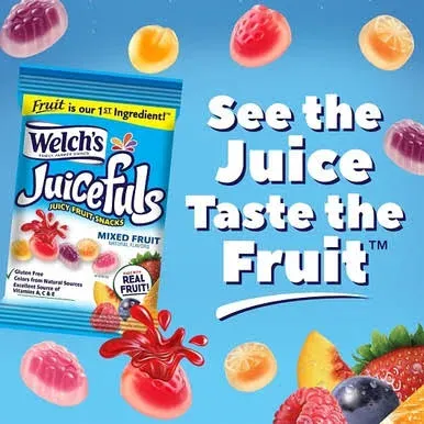 Photo 1 of  best by may 08 2024 Juicefuls Mixed Fruit, 1 Ounce, 6 Per Box, 8 Per Case