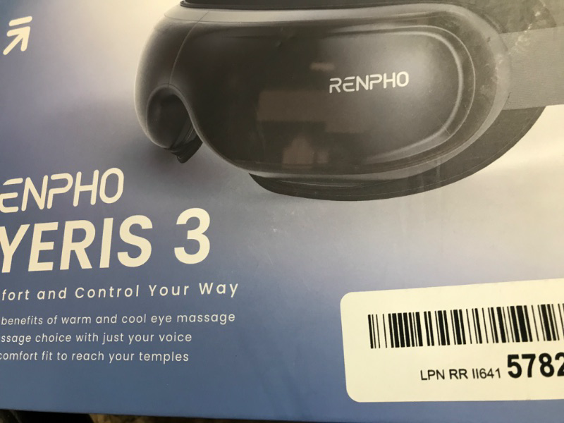 Photo 1 of RENPHO Father Day Gifts Eyeris 1, Gifts for Dad, Eye Massager with Heat, Face Massager, Heated Eye Mask with Bluetooth Music, Eye Care Gift for Women, Smart Eye Mask for Relax Eye, Reduce Eye Strain
