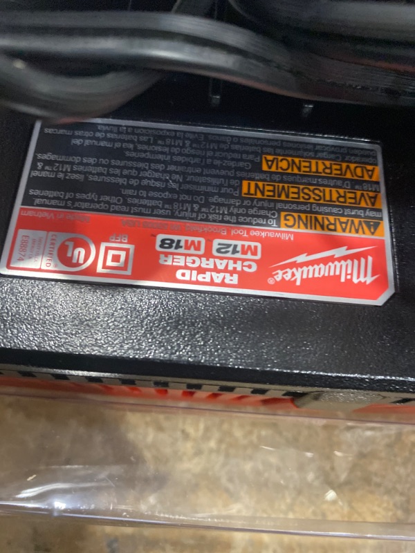 Photo 1 of Battery Charger, 12.0/18.0, 120VAC, LI-Ion