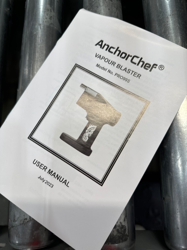 Photo 6 of **SEE NOTES** AnchorChef Vapour Blaster Cocktail Bubble Smoke Gun, with 5-Flavour Aroma Oil and Edible Bubble for Food and Drink, Bar/Restaurant/Home Dinner, Bourbon, Coffee, Pizza, Meat, Gifts for Father/Husband Smoke Bubble Gun Kit