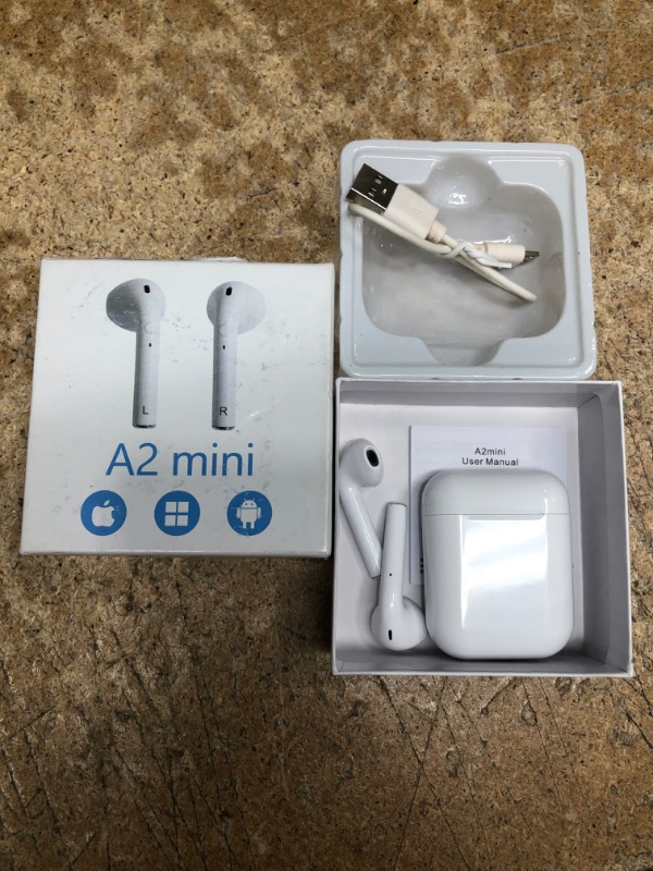 Photo 2 of **NEEDS TO BE CHARGED**
Wireless Earbuds,Air Buds Pod Bluetooth 5.3 Headphones Noise Cancelling Air Bud Pro Stereo Ear pods in-Ear Ear Buds Built-in Mic IPX7 Waterproof Earphones Sport Headsets for iPhone/Samsung/Android
