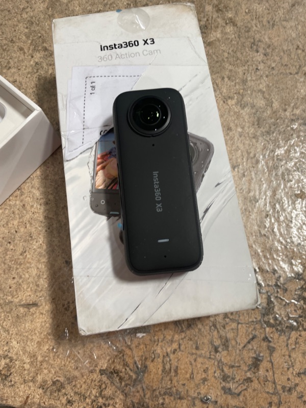 Photo 2 of Insta360 X3 - Waterproof 360 Action Camera with 1/2" 48MP Sensors, 5.7K 360 Active HDR Video, 72MP 360 Photo, 4K Single-Lens, 60fps Me Mode, Stabilization, 2.29" Touchscreen, AI Editing, Live Stream