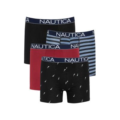 Photo 1 of Nautica Men's Cotton Stretch 4 Pack Boxer Brief
