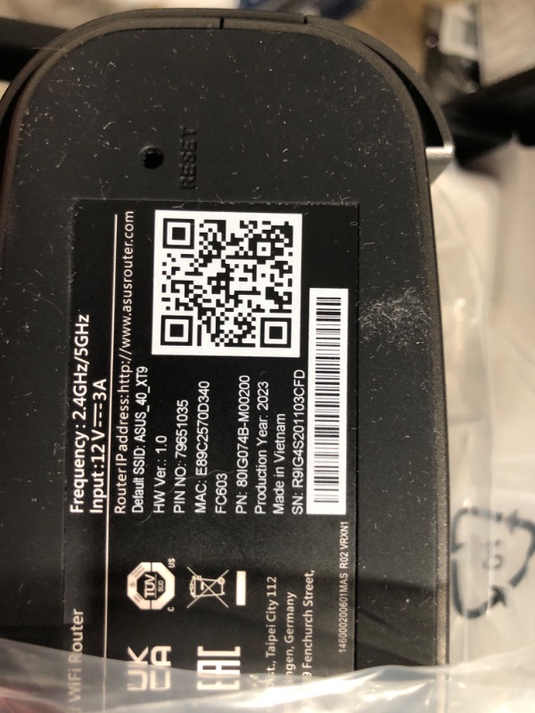 Photo 3 of ASUS ZenWiFi XT9 AX7800 Tri-Band WiFi6 Mesh WiFiSystem (2Pack), 802.11ax, up to 5700 sq ft & 6+ Rooms, AiMesh, Lifetime Free Internet Security, Parental Controls, 2.5G WAN Port, UNII 4, Charcoal AX7800 | Tri-Band | 2PKs