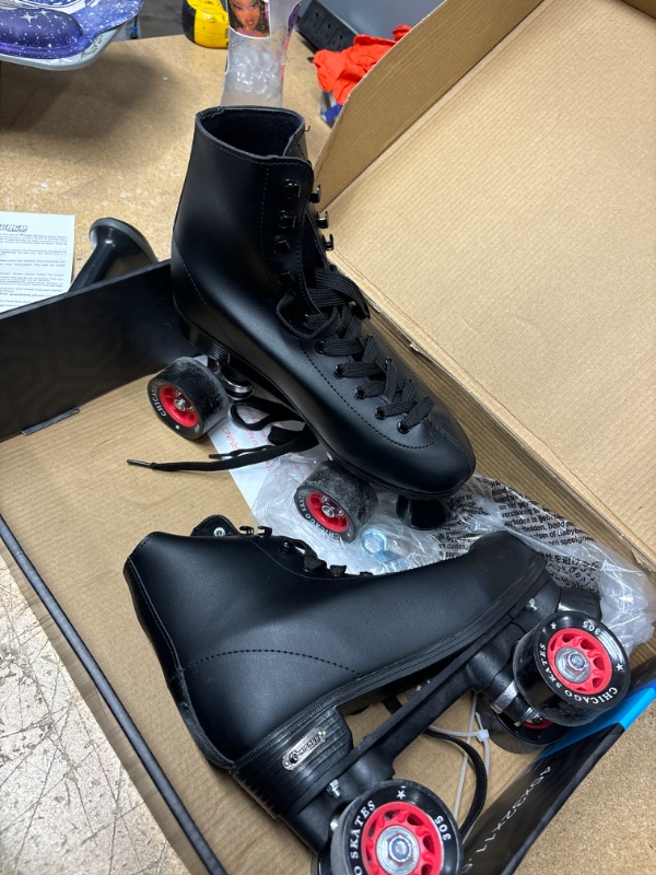 Photo 2 of Chicago skates size 7 black/ red