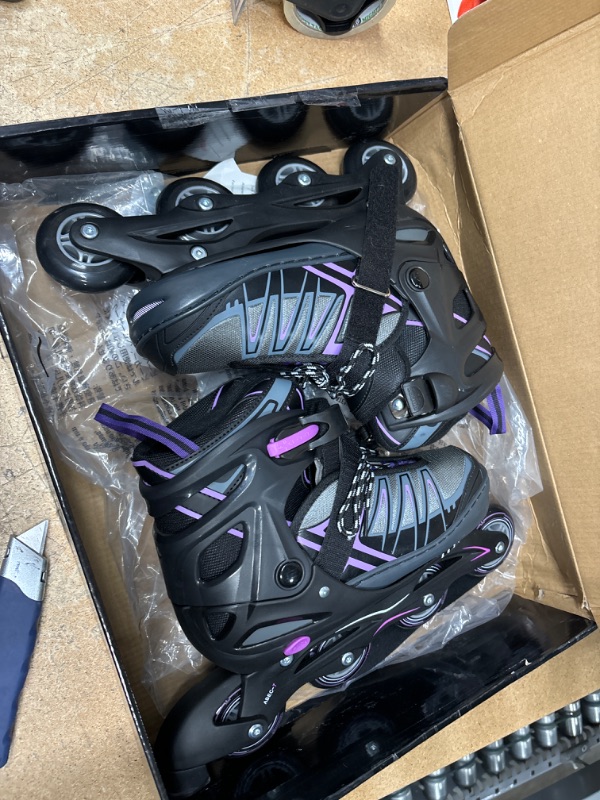 Photo 2 of chicago inline skates purple size 5-8 large