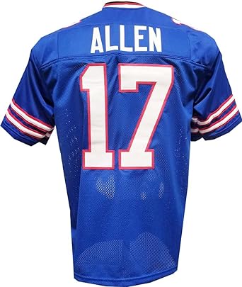 Photo 1 of (READ FULL POST) Unsigned Josh Allen Buffalo Blue Custom Stitched Football Jersey Size Men's XL New No Brands/Logos