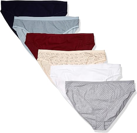 Photo 1 of Amazon Essentials Women's Cotton High Leg Brief Underwear Multipacks/4XL 