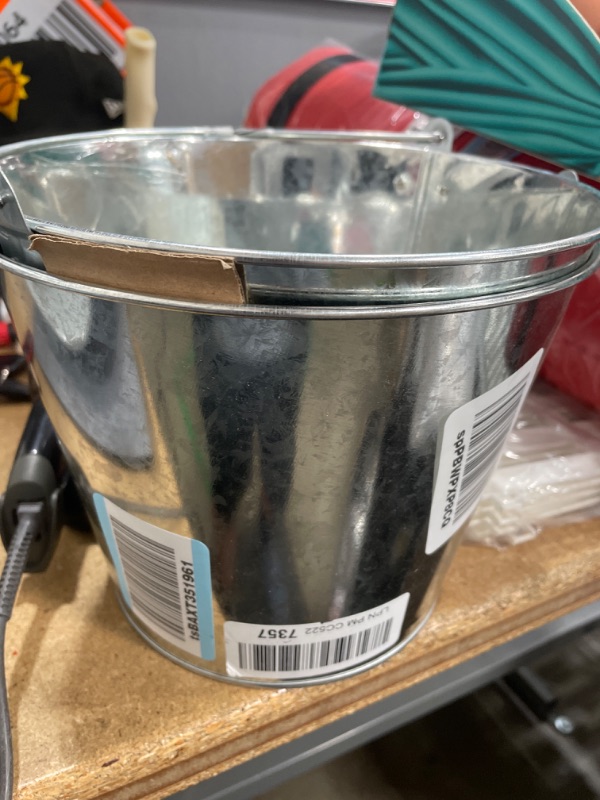 Photo 1 of 2 pack stainless steel buckets 