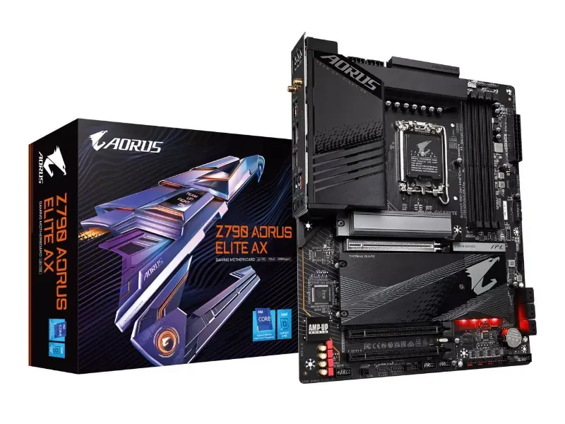 Photo 1 of [NONREFUNDABLE, FOR PARTS/ READ NOTES]
GIGABYTE Z790 AORUS ELITE AX LGA 1700 Intel Z790 ATX Motherboard with DDR5
