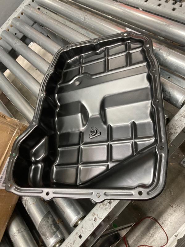 Photo 2 of A-Premium Transmission Oil Pan with Drain Plug Compatible with 65RFE 68RFE 545RFE Transmission & Dodge Dakota Durango & Jeep Commander Grand Cherokee & Ram 1500/2500/3500 Dakota