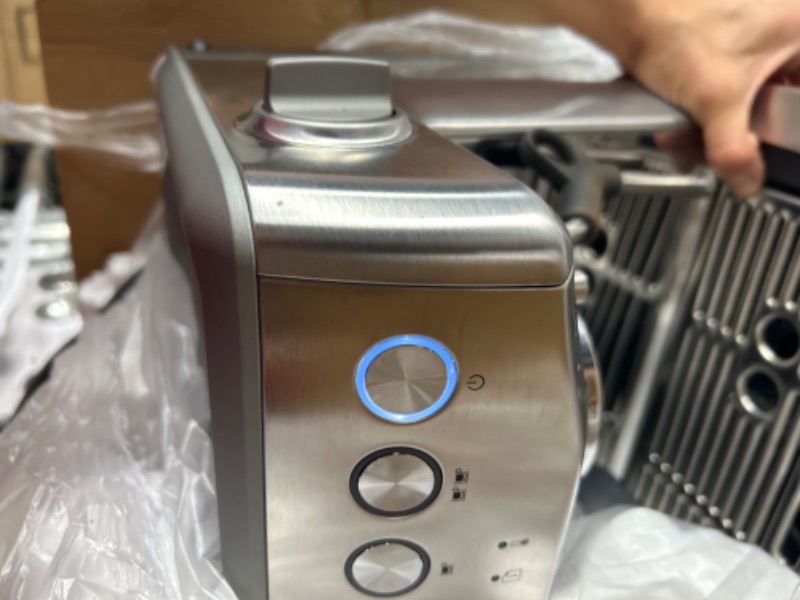 Photo 4 of **missing portafilter** 
Breville Barista Express® Impress Espresso Machine, Brushed Stainless Steel, BES876BSS