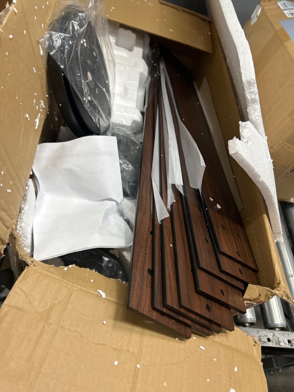 Photo 1 of 84 Inch Industrial DC Motor Ceiling Fan, Large Ceiling Fan with 8 Reversible Blades, 3 Downrods, 6-Speed Remote Control, Home or Commercial Ceiling Fans for Porch/Garage/Shop, Oil-bronze