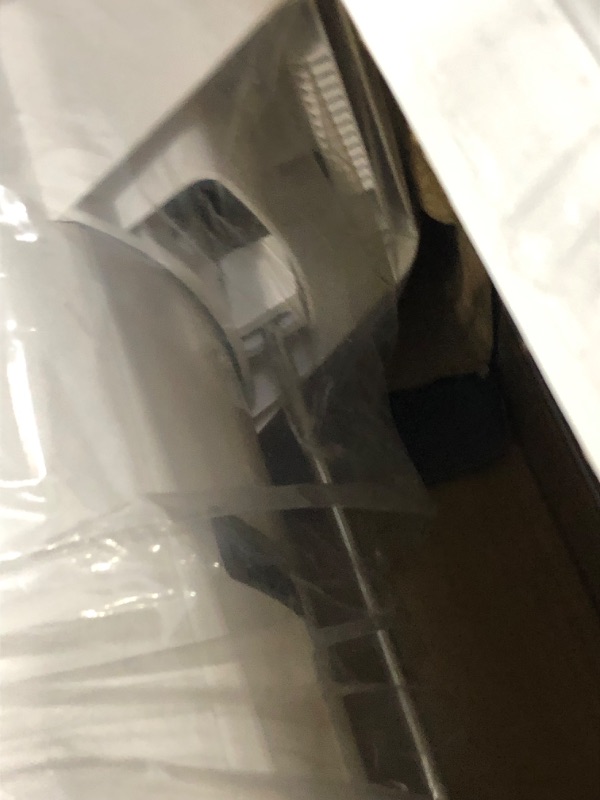 Photo 1 of **read notes** simplehuman 45 Liter / 12 Gallon Slim Hands-Free Kitchen Step Trash Can, White Stainless Steel