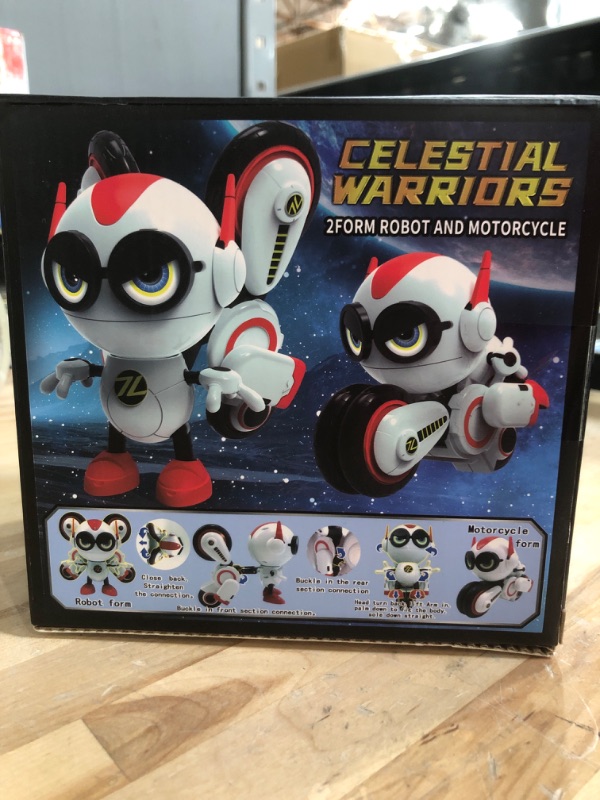 Photo 1 of celestial warriors 2 form robot and motorcycle