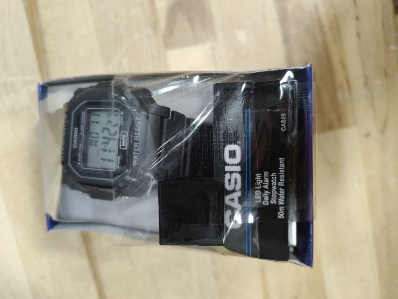 Photo 2 of Casio Men's 'Classic' Quartz Resin Casual Watch, Color:Black (Model: W-217H-1AVCF)