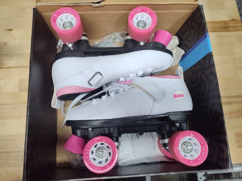 Photo 2 of Chicago  Ladies Speed Roller Skate –White Size 8