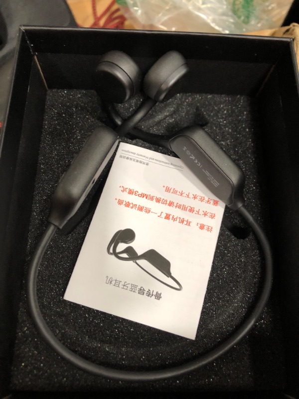 Photo 2 of Bone Conduction Headphones, Underwater Headphones for Swimming Open-Ear Wireless Bluetooth Headphones for Running, Cycling.
