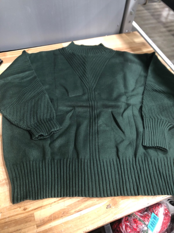 Photo 1 of Green turtle neck sweater size xl