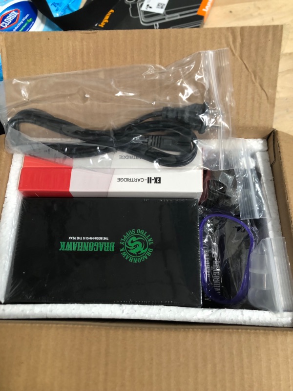 Photo 1 of Dragonhawk Tattoo Kit, Complete Tattoo Pen Machine Kit, Tattoo Gun kit for beginners, Cartridges Tattoo Needles Kit with Power Suuply Tattoo Inks,Play & Learning Tattoo Kit D13 M6 Tattoo Pen