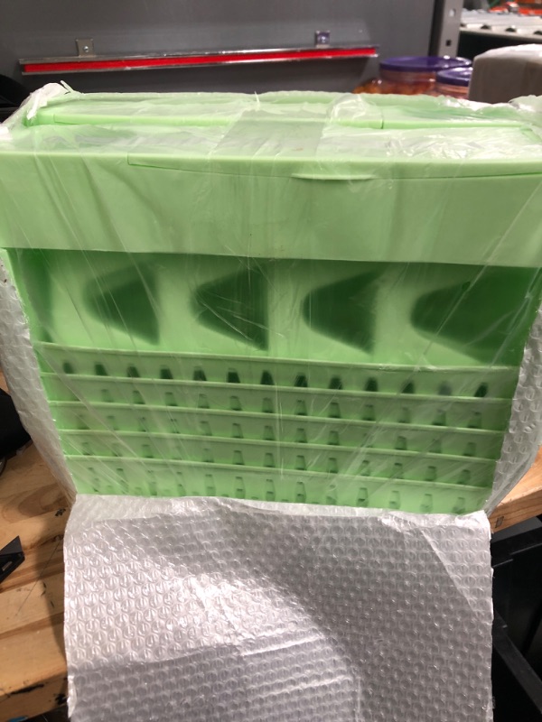 Photo 1 of Rolling Bookshelf Cart,6-Tier Large Capacity,on Wheels Moveable Office Desk File Bookshelf Organizer,with Wheel Multilayer Rotatable,Mobile Portable Removable Plastic Practical Rolling?Green Green-