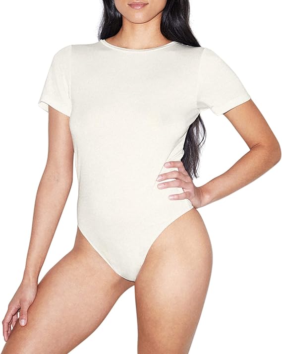 Photo 1 of American Apparel Women's Mix Modal Short Sleeve T-Shirt, Star White, Size Small
