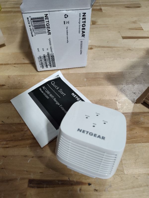 Photo 2 of NETGEAR WiFi Range Extender EX5000 - Coverage up to 1500 Sq.Ft. and 25 Devices, WiFi Extender AC1200