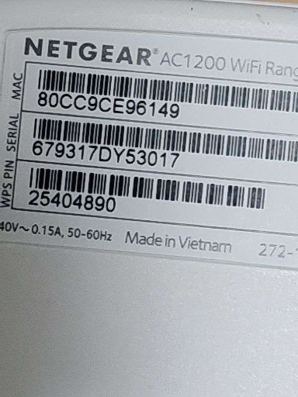 Photo 3 of NETGEAR WiFi Range Extender EX5000 - Coverage up to 1500 Sq.Ft. and 25 Devices, WiFi Extender AC1200