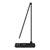 Photo 1 of 15 in. Black Wireless Charging Indoor Table Lamp with Plastic Shade
