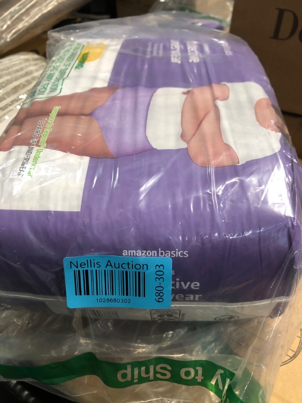 Photo 3 of  Incontinence & Postpartum Underwear for Women, Maximum Absorbency, Large, 18 Count, Lavender (Previously Solimo)