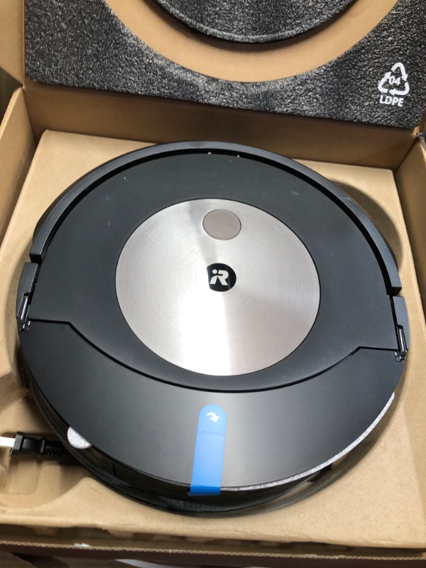 Photo 2 of **NEW, OPENED FOR INSPECTION** iRobot Roomba Combo j9+ Self-Emptying & Auto-Fill Robot Vacuum & Mop – Multi-Functional Base Refills Bin and Empties Itself, Vacuums and Mops Without Needing to Avoid Carpets, Avoids Obstacles?